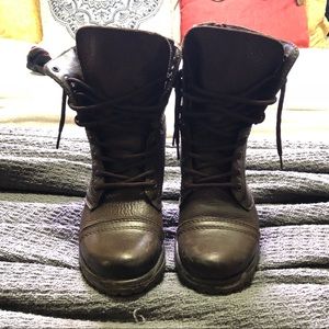Steve Madden combat boots